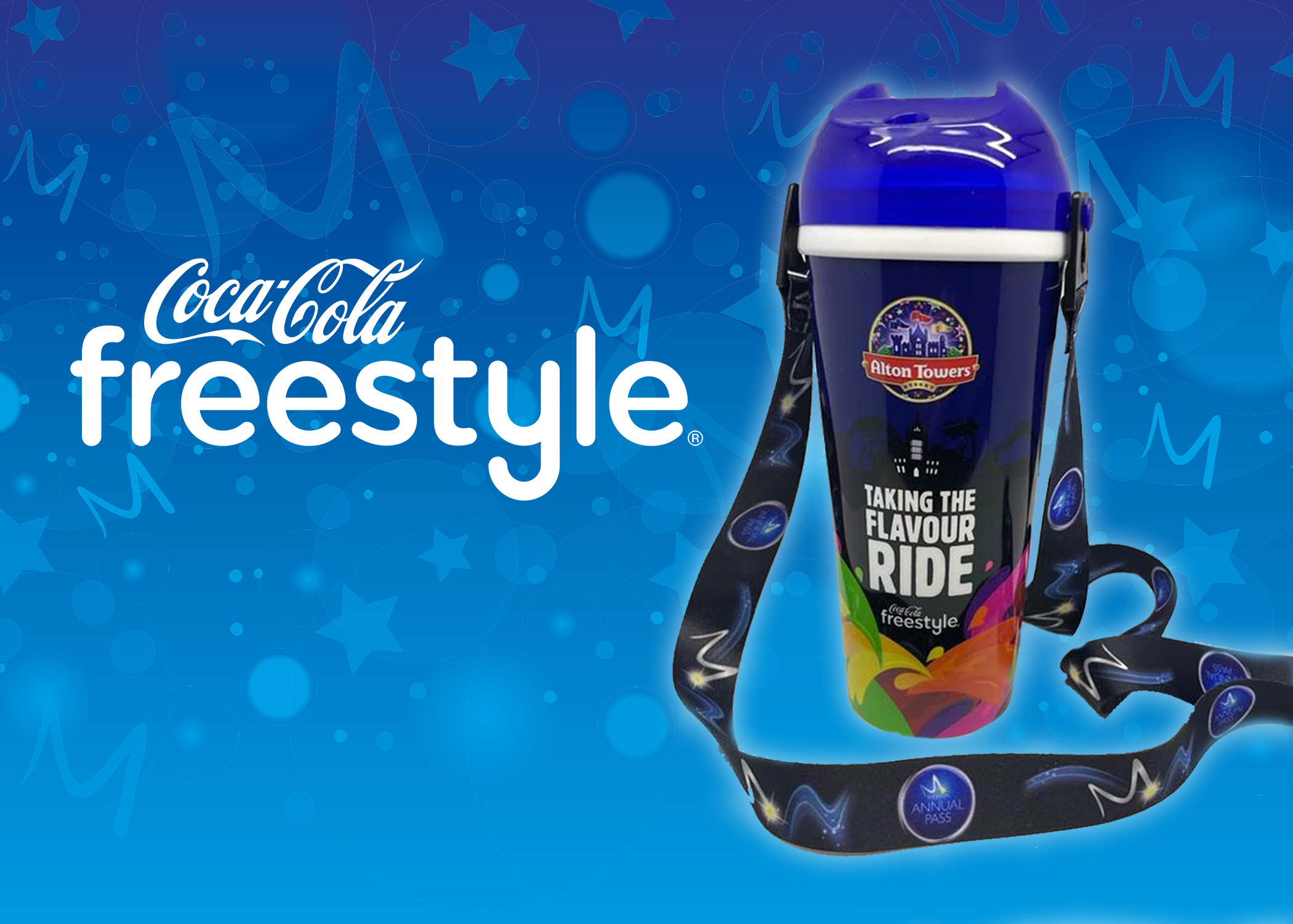 Coca-Cola Freestyle Platinum Merlin Annual Pass exclusive lanyard