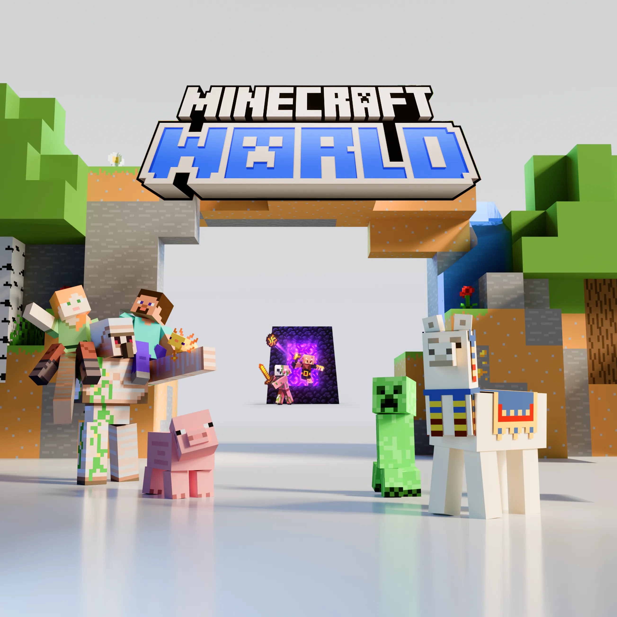 MC World Still Big Logo Portal 1X1