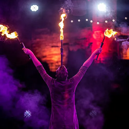 Castle after Dark at Warwick Castle