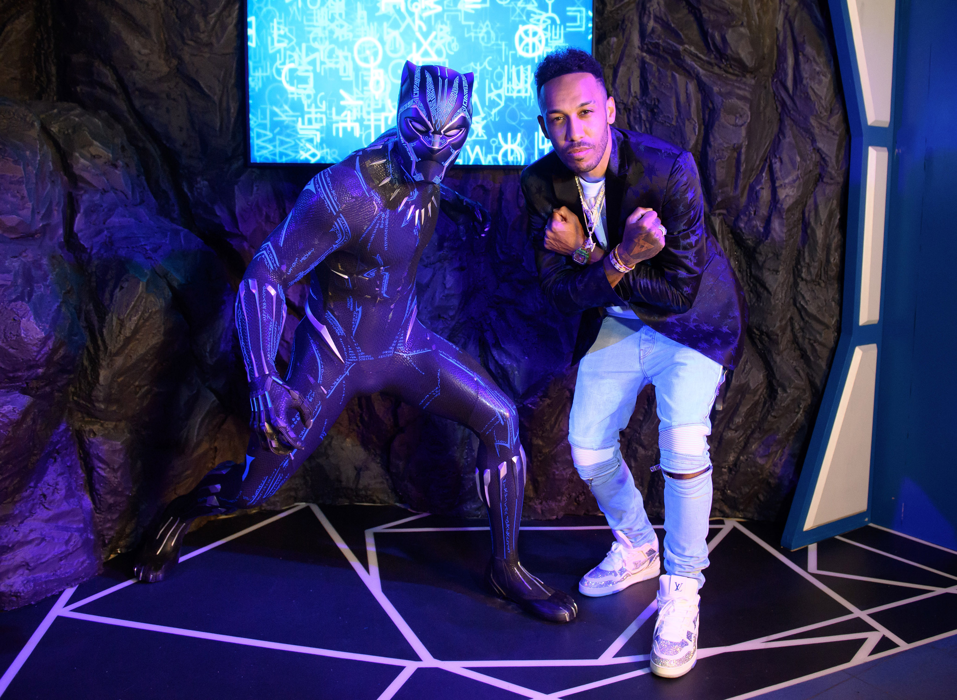 Black Panther Figure at Madame Tussauds London