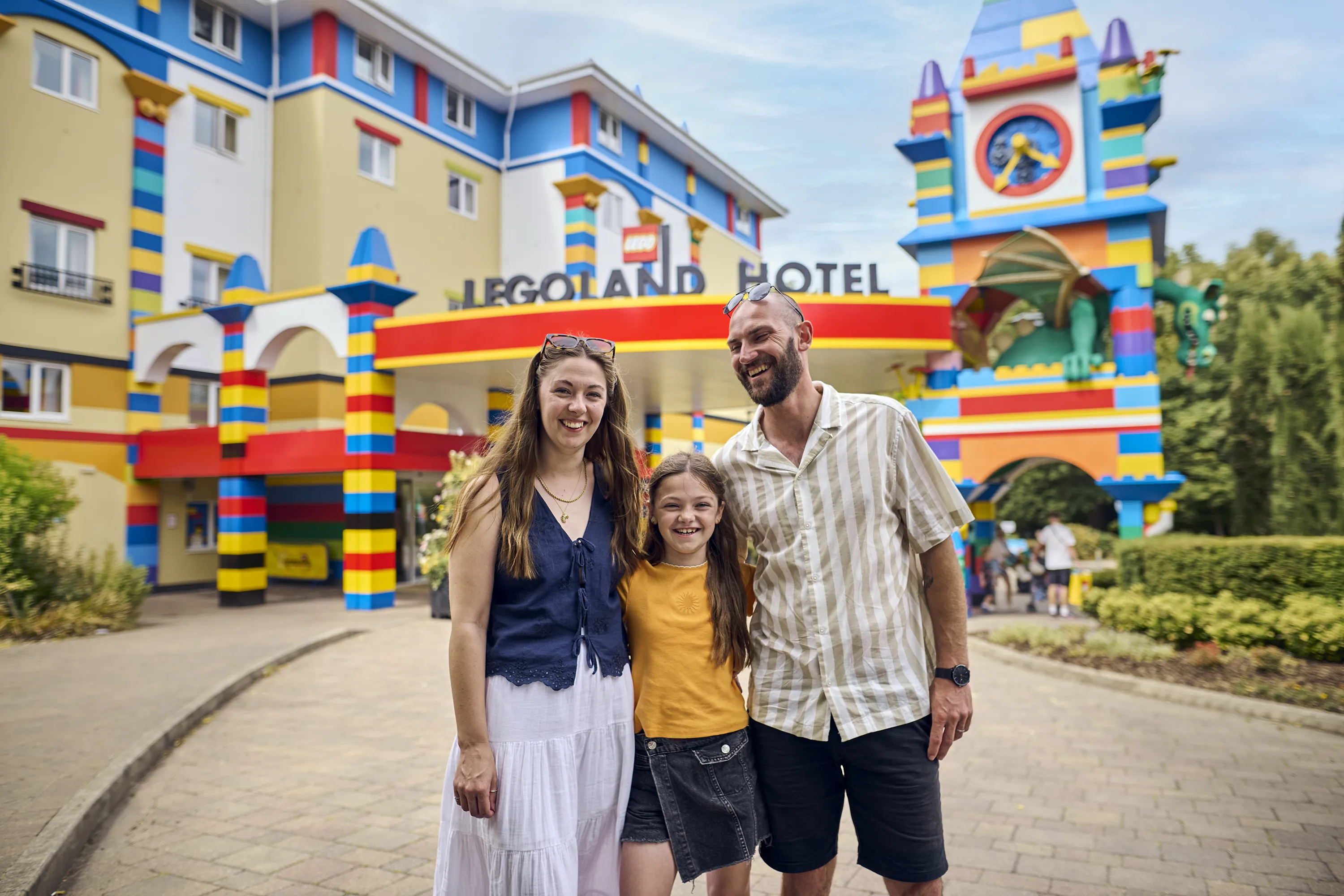 Guests Outside LEGOLAND Hotel
