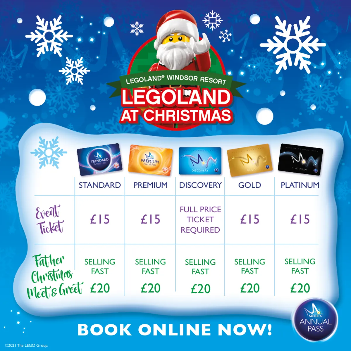 Legoland merlin deals pass