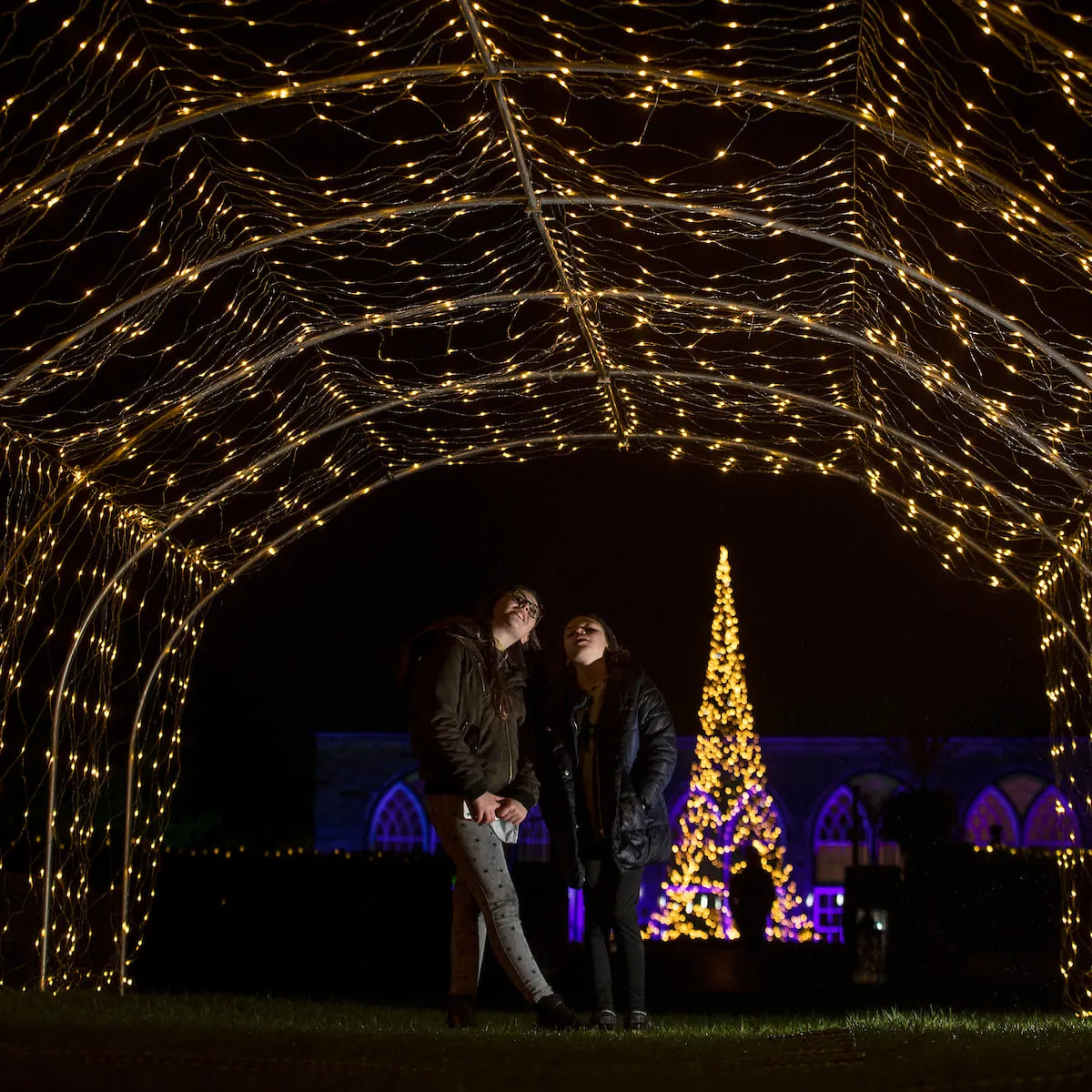 Light Trail at Warwick Castle