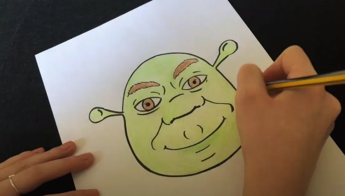 Draw Shrek with Shrek's Adventure! London