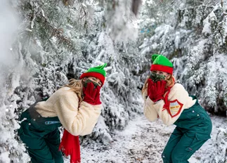 Elves at Winter's Tail at Chessington World of Adventures Resort