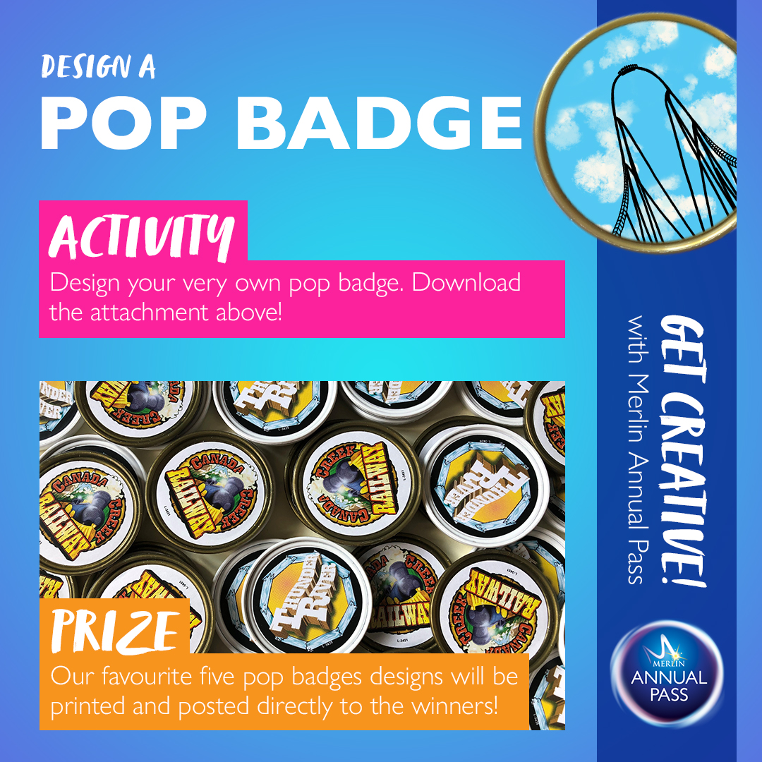 Get Creative with Merlin Annual Pass Activity 4: Design a Pop Badge