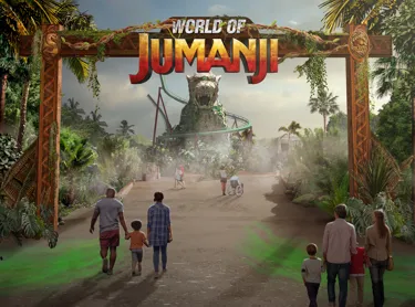 World Of Jumanji Entrance Portal Press Images