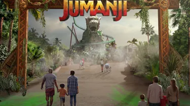 World Of Jumanji Entrance Portal Press Images