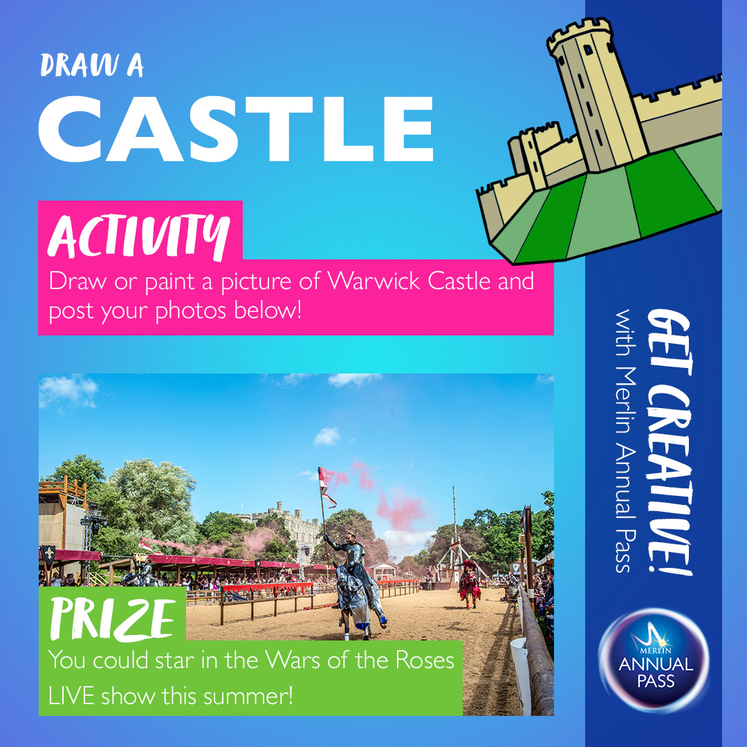 Get Creative with Merlin Annual Pass Activity 1: Draw a Castle