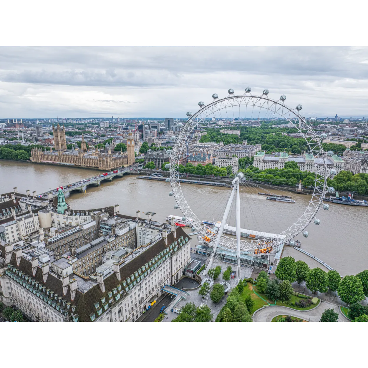 London Eye Rebrand Drone Photography 39