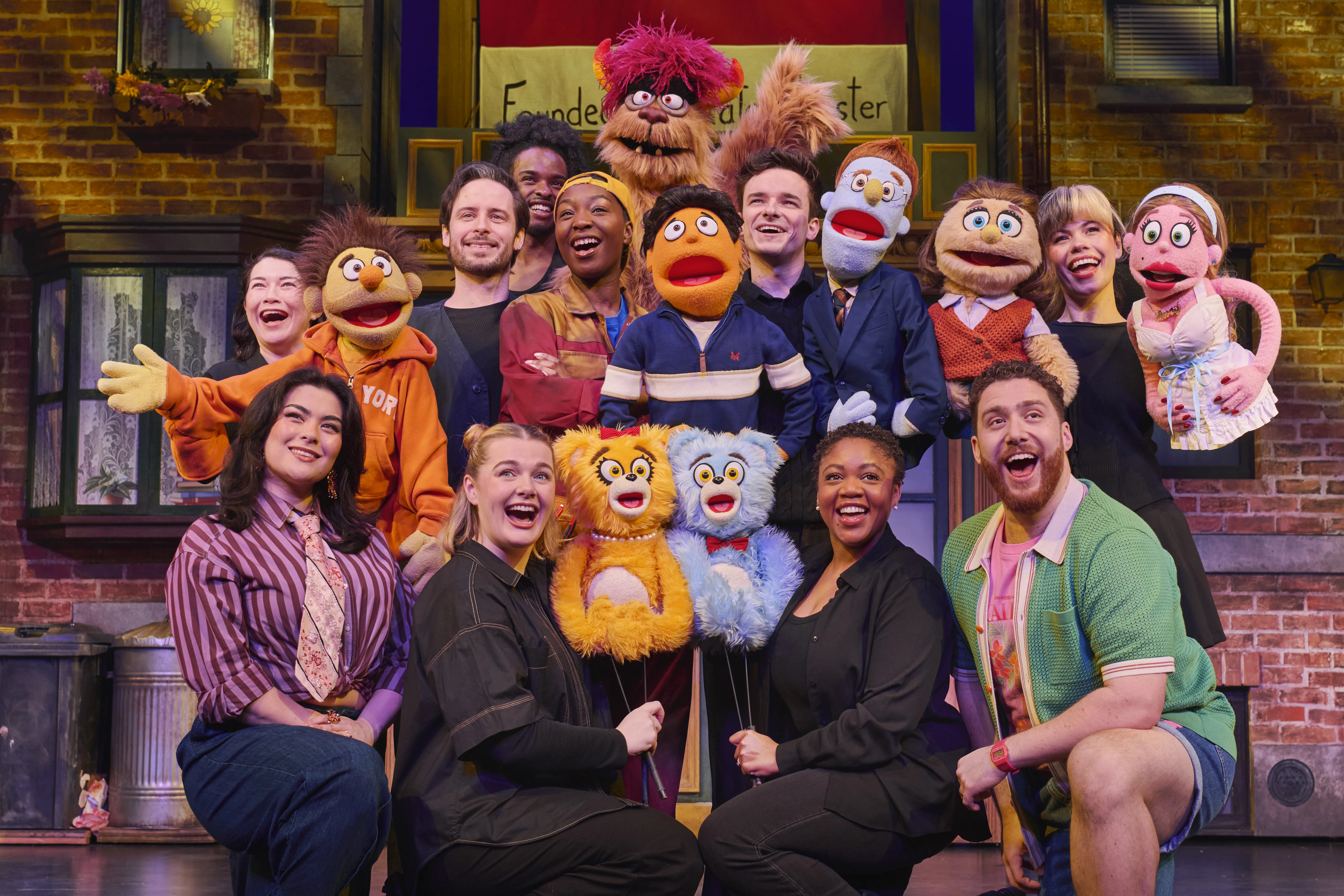 The Cast Of Avenue Q Photo By Matt Crockett