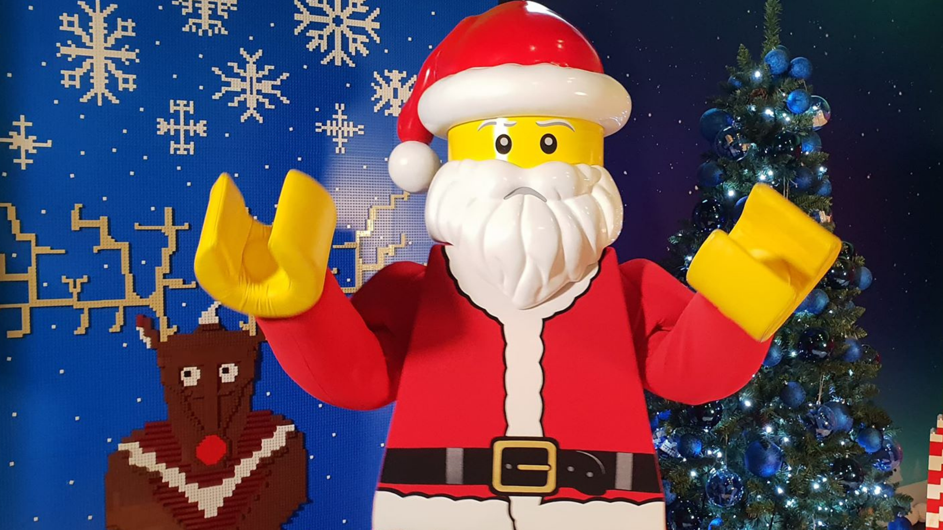 LEGO Santa at LEGOLAND Discovery Centres