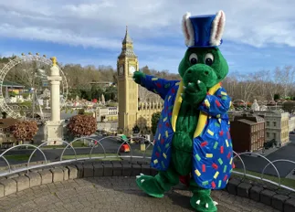 Ollie The Dragon With Easter Bunny Ears