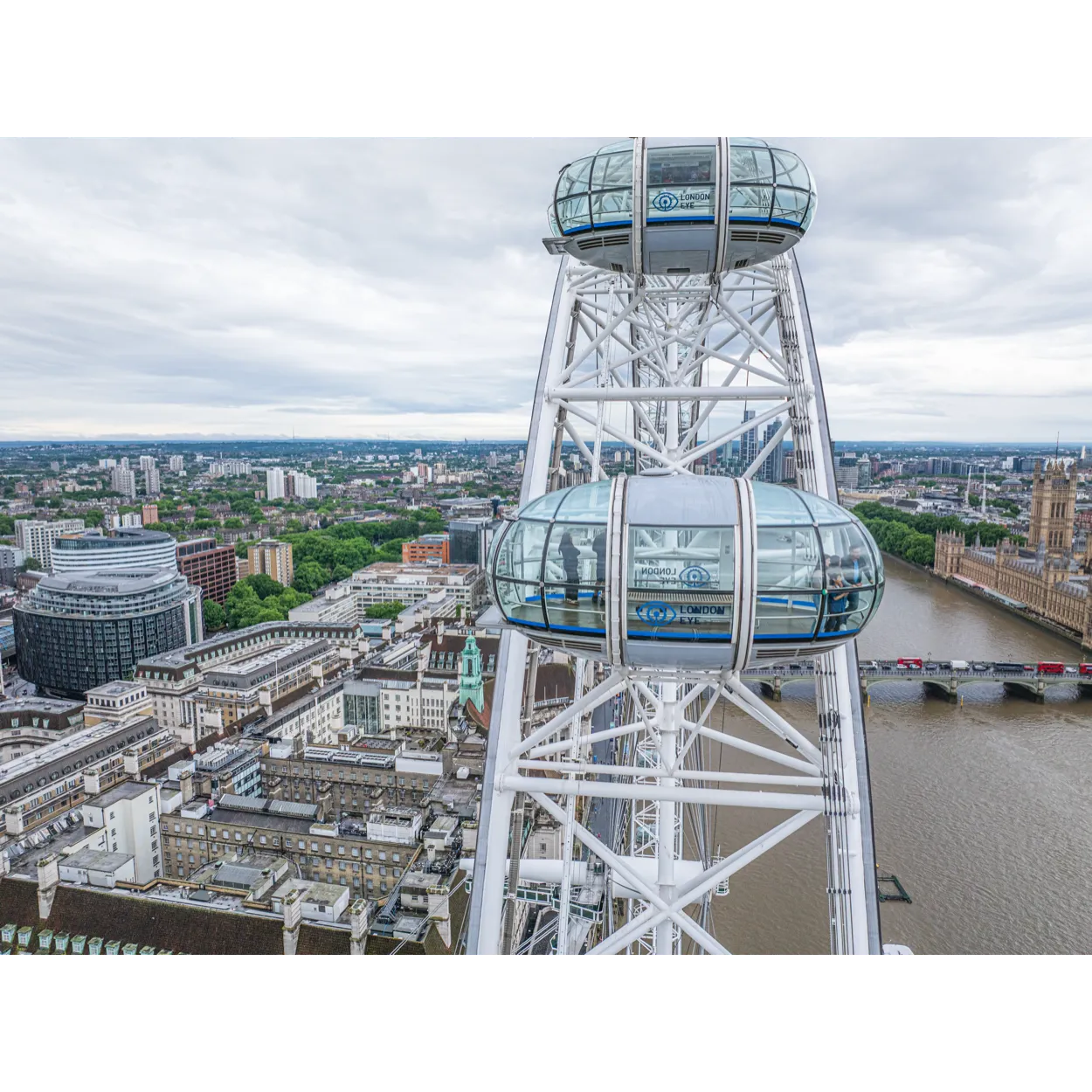 London Eye Rebrand Drone Photography 29