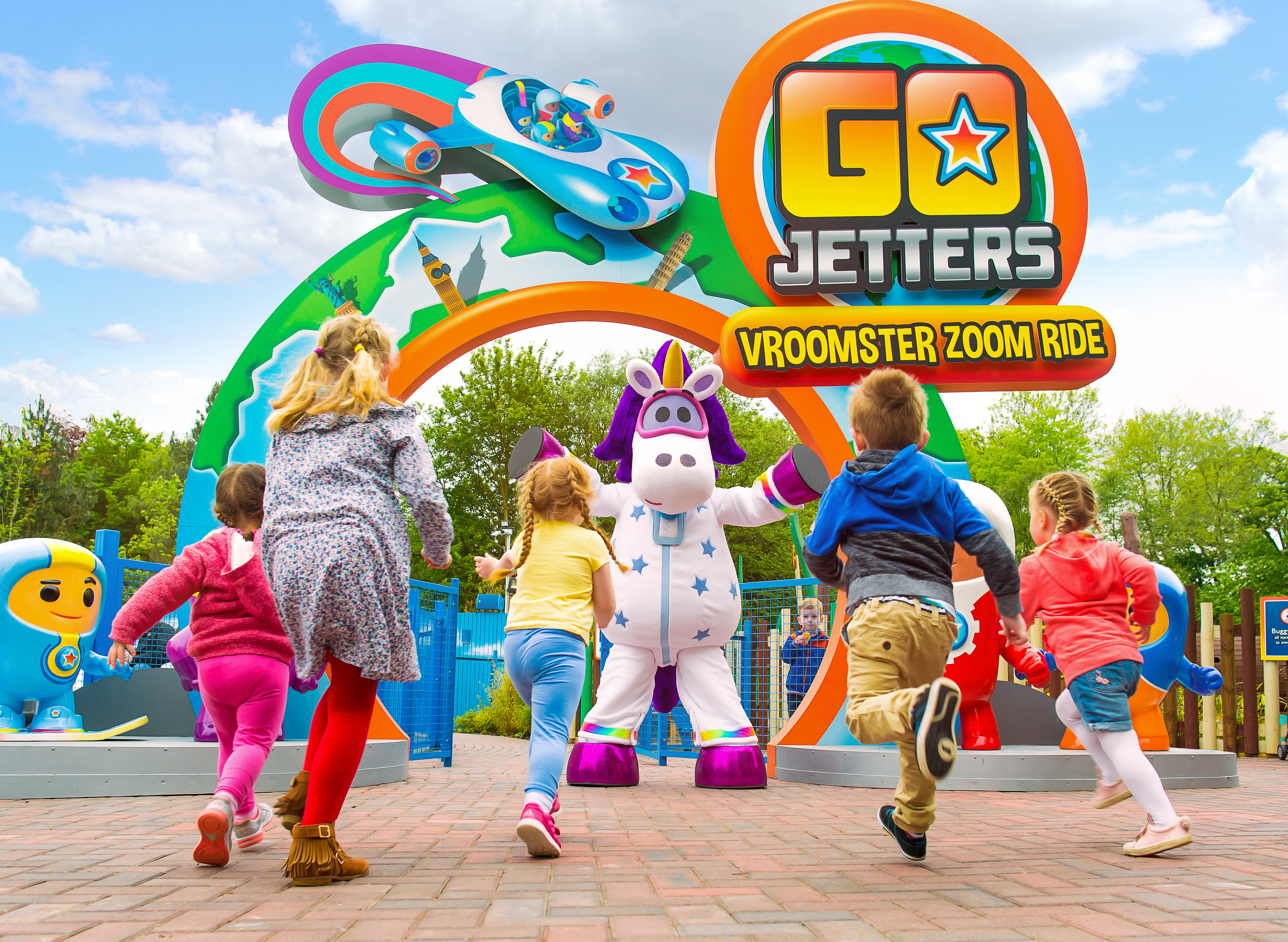 Go Jetters Vroomster Zoom Ride at CBeebies Land at Alton Towers Resort