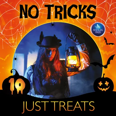 No Tricks Just Treats with Merlin Annual Pass