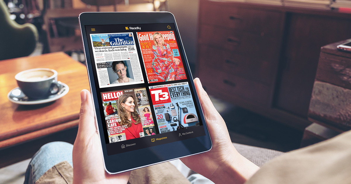 Free magazines with Readly