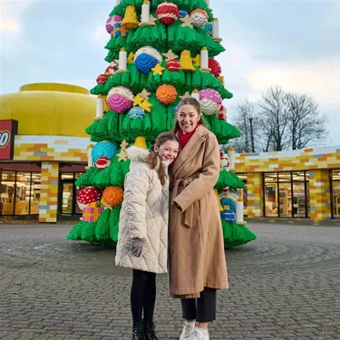 Family In Front Of Duplo Christmas Tree 1